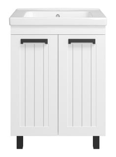 Напольная тумба под раковину Misty Спарта 65см белый